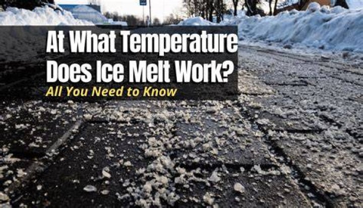 At what temperature does ice melt?