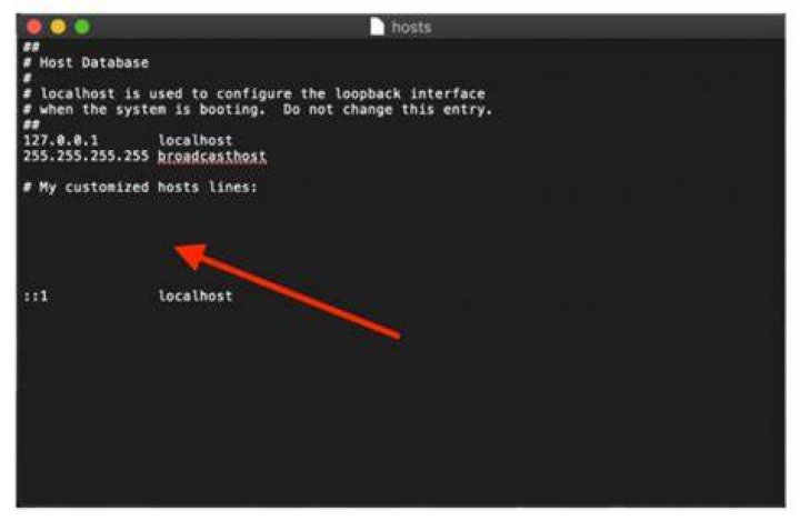 How do I access my etc host file?