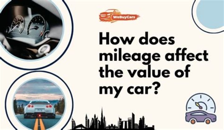 How much does mileage affect car value?