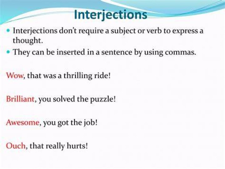 Inserted in a sentence?