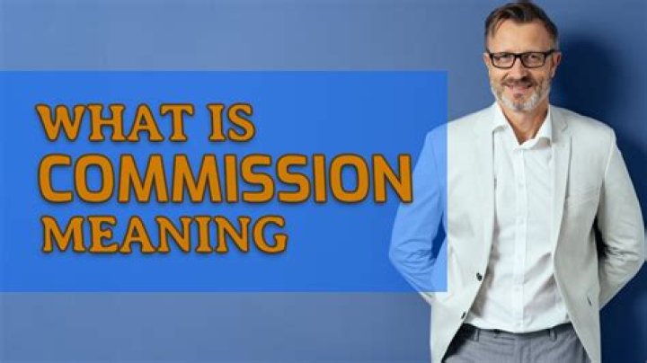 What does being commissioned mean?