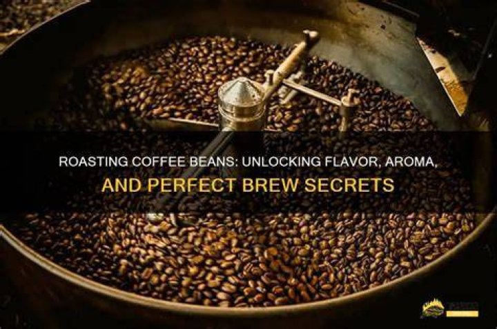 What does roasting coffee beans do?