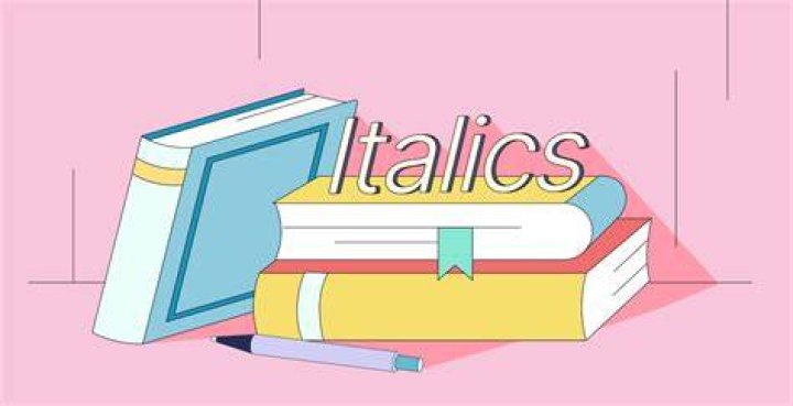 What effect does italics have on the reader?