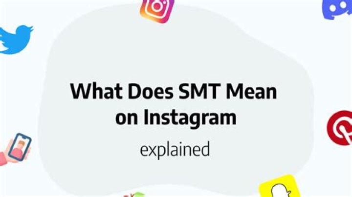Whats does smt mean?